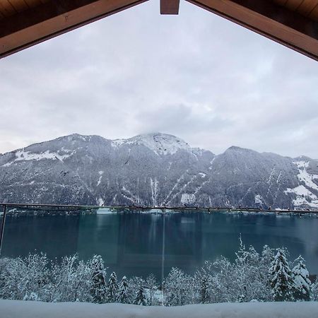Exklusives Chalet Mit Traumhafter See- Und Bergsicht Seelisberg Eksteriør bilde